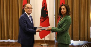 Ikën Gonzato, vjen Sofia Moreira de Sousa si ambasadore e BE/ E pret Begaj: Shqipëria synon anëtarësimin në vitin 2030