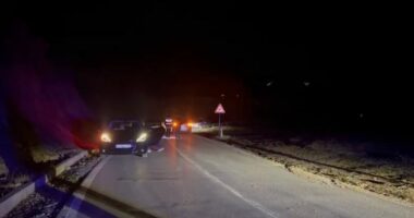 Aksident në Voskop të Korçës, lëndohen dy pasagjere