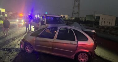 Aksident i 5-fishtë në autostradën Durrës-Tiranë/ Humb jetën 45-vjeçari
