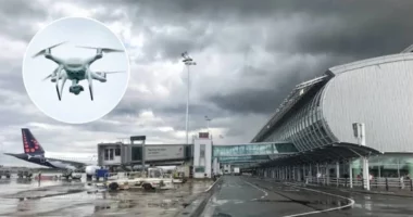 Rasti i dytë, një tjetër dron shfaqet pranë aeroportit të Brukselit