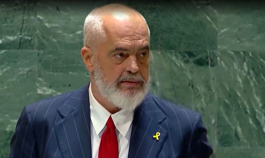 Edi Rama  sot fjalimi në OKB  Kryeministri i Shqipërisë pritet të flasë para Asamblesë së Përgjithshme