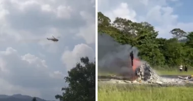 Rrëzohet helikopteri në Malajzi, pesë të vdekur