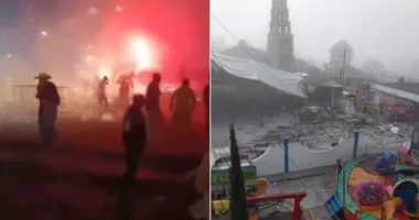 Tragjedi gjatë festës në Meksikë, të paktën 10 persona humbin jetën pas shpërthimit (VIDEO)