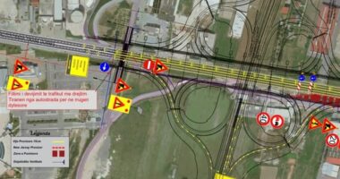 Punimet në superstradën Tiranë–Durrës/ Bllokohet trafiku më 21 dhe 22 shtator, ja rrugët alternative