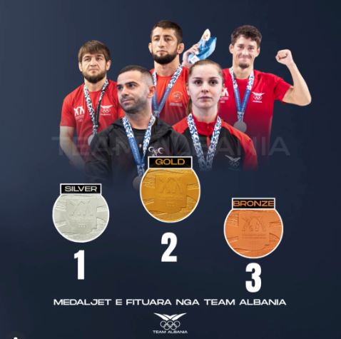 Shqipëria  sukses në  Taranto 2026   Mbyllen Lojërat Mesdhetare   Team Albania  fiton 6 medalje