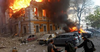 Ukraina raporton bombardime vdekjeprurëse ruse në Kiev, Harkiv dhe Dnjepër