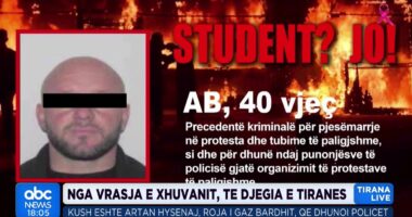 Nga vrasja e Xhuvanit, te djegia e Tiranës/ Kush është Artan Hysenaj, roja i Gaz Bardhit, që dhunoi policët