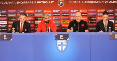LIVE- Përballja me Finlandën, trajneri Maran dhe Hysaj në konferencë