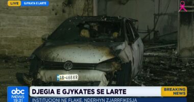 Djegia e Gjykatës së Lartë/ Institucioni në flakë, ndërhyn zjarrfikësja