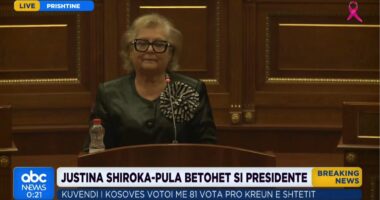 Betohet presidentja e re e Kosovës