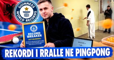 620 goditje në 3 minuta! Alfi Selmanaj nga Kosova shkruan historinë në Guinness