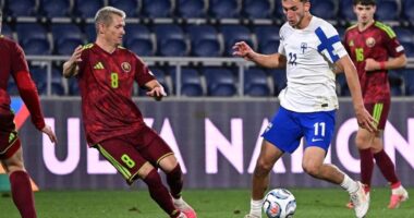 Bjellorusia na jep një dorë/ Ish-sovjetikët mundin 1-0 Finlandën në Ligën e Kombeve