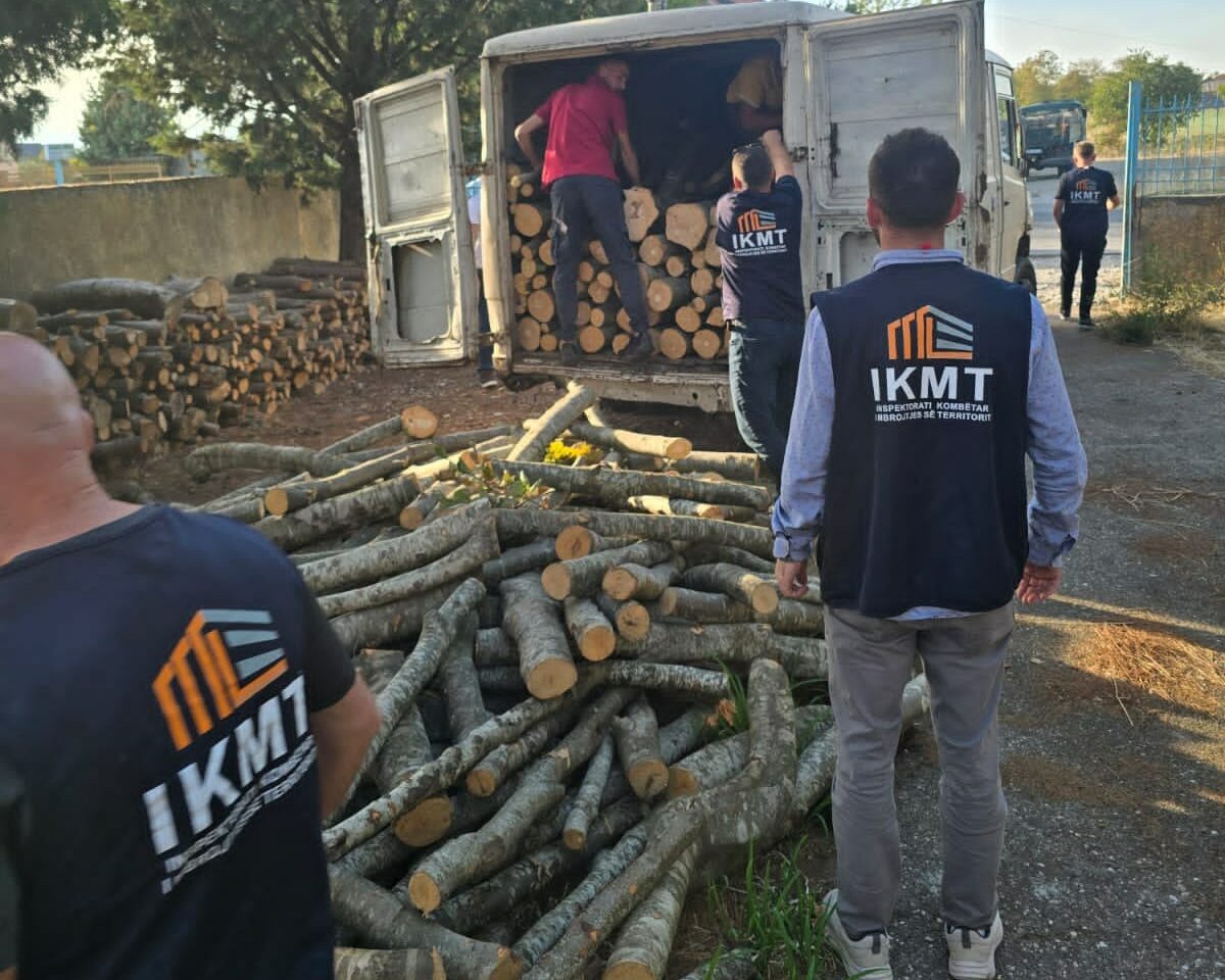IKMT bllokon dy raste të transportit të paligjshëm të lëndës drusore në Shkodër