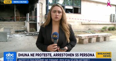 Ministria e Drejtësisë, një ditë pas dhunës/ Tirana “e gjymtuar” nga dhuna, xhama të thyer kudo