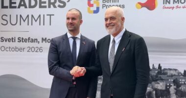 Rama në Budva, pritet nga kryeministri Spajiç: Ndihem mirë që jam këtu për Procesin e Berlinit