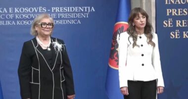 Presidentja e Kosovës merr detyrën/ Ceremonia e inaugurimit të Justina Shiroka-Pula