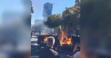 Tiranë, 55 të arrestuar dhe 98 të proceduar penalisht pas protestës së dhunshme, 51 efektivë policie të lënduar