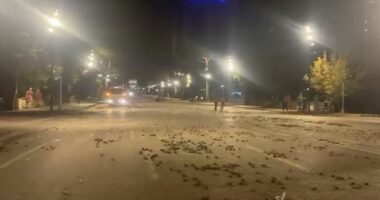 Protesta mbyllet pa dhunë/ Përplasje në kryeqytet, por policia “bllokon” protestuesit e dhunshëm