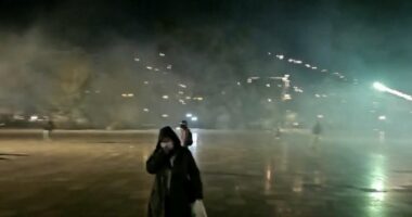 Përfundon protesta në Tiranë/ Policia i përgjigjet molotovëve me ujë dhe arrestime