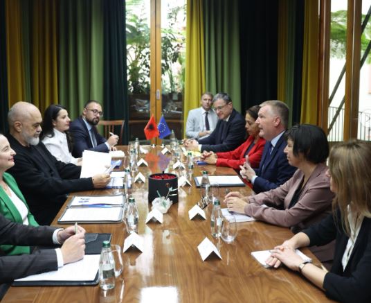 Komisioneri i BE-së në Tiranë, takim me Ramën/ Michael McGrath: Shqipëria e ka vendin në BE