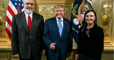 Rama publikon foton me Trump në SHBA/ Ironia e kryeministrit: Kujdes, se dro del që s’është IA
