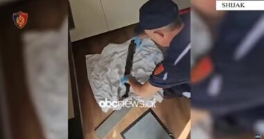 Shijak/ Iu gjetën 2 armë zjarri pa leje, municion dhe 32 mijë e 500 euro, arrestohet 32-vjeçari 