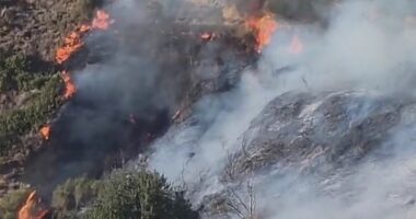 Aktivizohen disa vatra në Margëlliç të Patosit/ Era favorizon përhapjen e flakëve, zjarrfikësit në terren